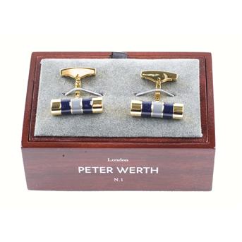 Peter Werth Copford Stripe Cufflinks