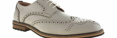 Peter Werth Light Grey Turnmill Brogue Shoes