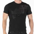 Peter Werth Mens Bling T-Shirt Black
