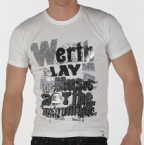 Peter Werth Mens Bling T-Shirt White