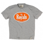 Mens Royals T-Shirt Grey Marl