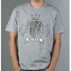 Peter Werth Mens Shield T-Shirt Grey Marl