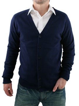 Peter Werth Navy Knit Cardigan