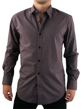 Peter Werth Purple Pattern Shirt