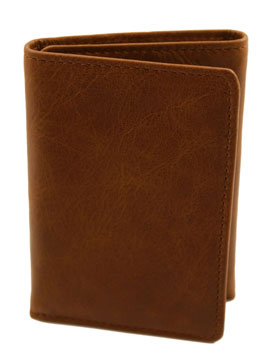 Peter Werth Tan Tri Fold Leather Wallet