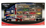 Peterkin Action City Super Truck Carry Case & 18 Cars