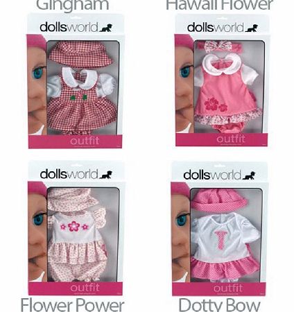 Peterkin Dolls World 18inch/46cm Dress Dotty Bow