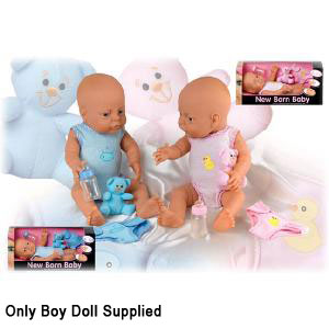 Dolls World 41cm Anatomically Correct New Born Baby Boy