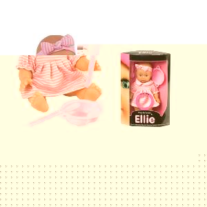 Dolls World Ellie 18cm Vinyl Interactive Doll