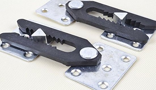 PetintheGarden 2 Pcs Sofa Couch Sectional Furniture Connector Joint Snap Alligator Style