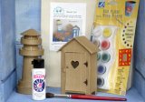 petit artisan ltd Beach Set: light house and beach cabin to paint