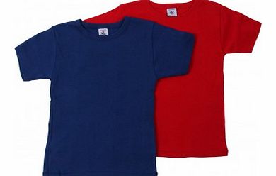 Petit Bateau set of 2 short-sleeved boy T-shirts