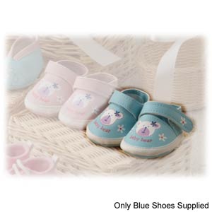 Petite Deluxe Shoes Blue With Bear