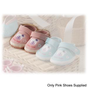 Petite Deluxe Shoes Pink With Bear