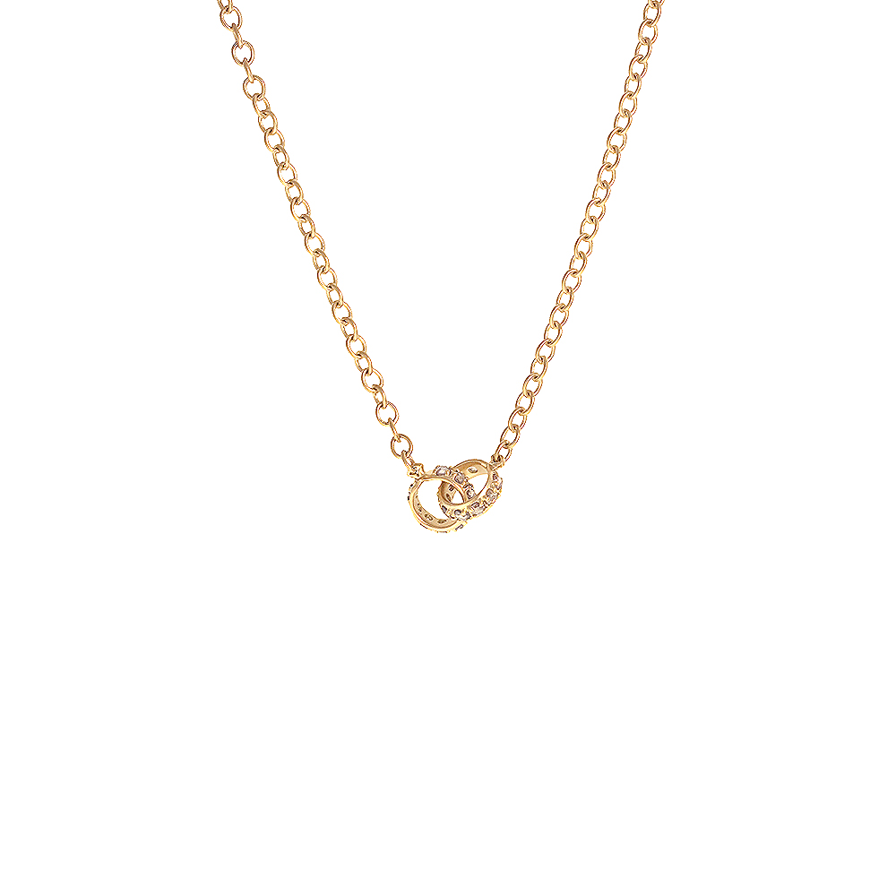 Petite Hoopla Necklace - Rose Gold