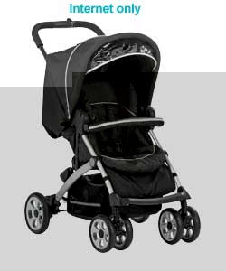 Petite Star Bizzi Black Pushchair