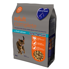 Pets at Home Adult Complete Cat Food with Salmon 2kg