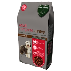 Pets at Home Adult Complete Dog Food with Beef and#38; Gravy 15kg
