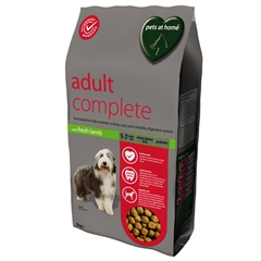 Pets at Home Adult Complete Dog Food with Lamb 15kg