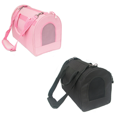 Pets at Home Black Soft Fabric Carrier for Cats and Small Dogs by Pets at Home