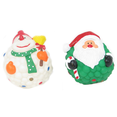 Pets at Home Christmas Vinyl Bobble Ball Squeaky Dog Toy by Pets at Home