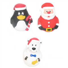 Christmas Vinyl Weeble Squeaky Dog Toy by Pets at Home