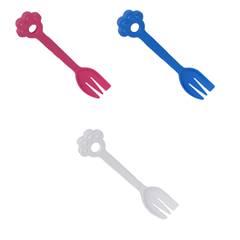 Pets at Home Cream Plastic Feeding Fork for Cat and Dog Food by Pets at Home