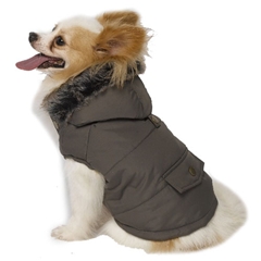 Extra Large Green Parka Dog Coat by Pets at Home