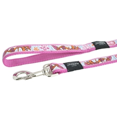 Pets at Home Large Rogzette Pink Nylon Dog Lead by Rogz