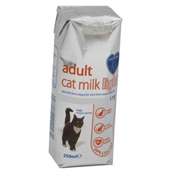 Pets at Home Light Cat Milk 250ml for Adult Cats by Pets at Home