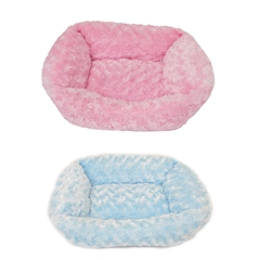 Pets at Home Pink Square Sofa Bed for Puppies and Small Dogs by Pets at Home