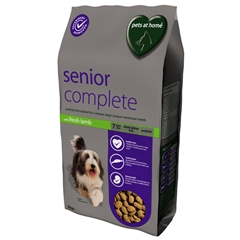 Pets at Home Senior Complete Dog Food with Lamb 15kg
