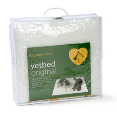 Pets at Home White Vetbed for Dogs 71x61cm (28x24in) by Pets at Home