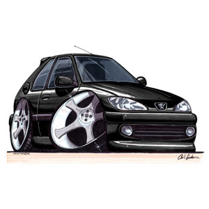 peugeot 306 - Black Kids T-shirt