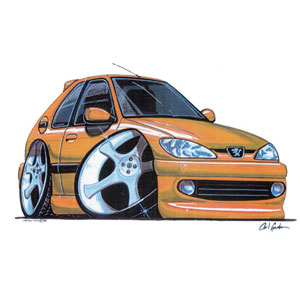 peugeot 306 - Gold T-shirt