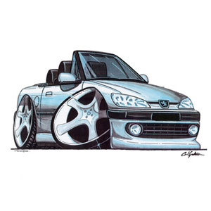 peugeot 306 Cabriolet Kids T-shirt
