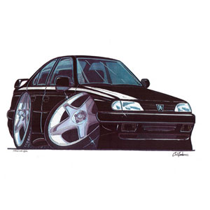 peugeot 405 - Black Kids T-shirt