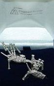 Bagpipes Scottish Cufflinks, Wedding Gift, Best Man, Usher, Supplied in Organza Bag