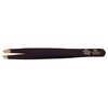 Made of stainless steel.  these tweezers have slant tips to grasp hairs easily.  Choose from four fa