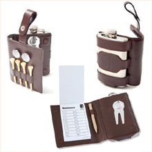 PGA Tour Leather Score Card Organiser And Hip
