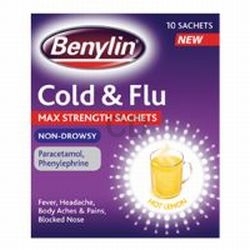 Pharmacy Benylin Cold And Flu Max 10 sachets