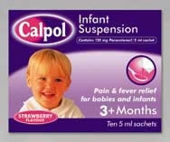 Pharmacy Calpol Infant Suspension Sachets (12x 5ml