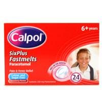 Pharmacy Calpol Sixplus Fastmelts Paracetamol 24 fastmelts
