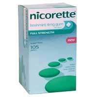 Pharmacy New Nicorette 2Mg Gum Freshmint (105)