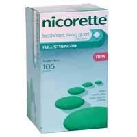 Nicorette Gum 105 pieces 2mg Freshmint