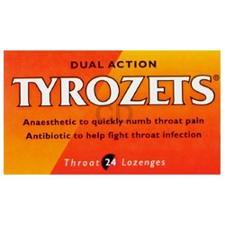 Pharmacy Tyrozets Lozenges x24