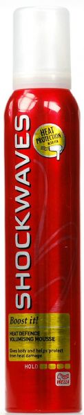 Pharmacy Wella Shockwaves Heat Defence Volumising Mousse