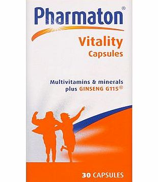 Pharmaton Vitality 30 Capsules 10029457