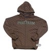 Phat Farm All Over Full Zip Print Hoody (Choc)