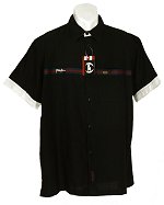 Phat Farm Short Sleeve Shirt Black Size X-Large